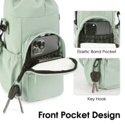 Water Bottle Holder with Strap,Beach Bottle Bag, Water Bottle Sling, Portable Water Bottle Bag for Sports Water Bottle