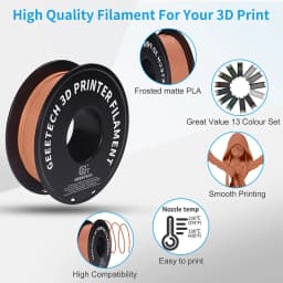 Geeetech 1kg 1.75mm Matte PLA 3D Printer Filament Vacuum Packaging Overseas Warehouses A Variety of Colors Fast Ship
