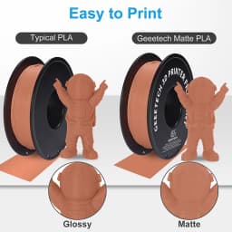 Geeetech 1kg 1.75mm Matte PLA 3D Printer Filament Vacuum Packaging Overseas Warehouses A Variety of Colors Fast Ship