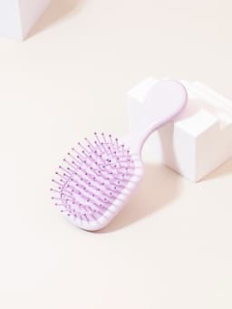 1pc Air Cushion Comb Mini Portable Lovely Massage Cartoon Comb Straight Hair Comb Hairdressing Tool, Special for Real Hair Wigs