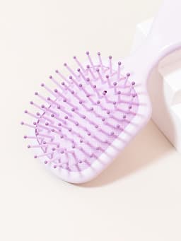 1pc Air Cushion Comb Mini Portable Lovely Massage Cartoon Comb Straight Hair Comb Hairdressing Tool, Special for Real Hair Wigs