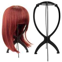 10pcs Wig Stand Durable Easy Assembly Wig Cap Holder Portable Plastic Hair Hat Displaying Stand Ideal for Home Salon Travel Use