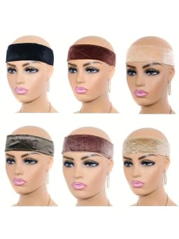 1 Piece Per Package Velvet Wig Grip Band Adjustable Hair Band Elastic Secure Wig Headband