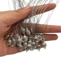 20 Pieces 25cm Length Nano Ring Threader Tools Micro Ring Loop Pulling Tools Hair Extension Tools