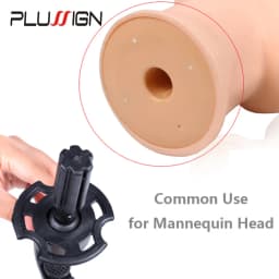 Adjustable Model Mannequin Training Head Wig Stand Holder Desk Table Clamp Black Color 1 Piece