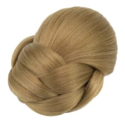 Soowee Synthetic Braided Chignon Dancer Hair Cover Donut Hair Pieces Scrunchies Hair Bun Wig Clips Updo Wedding Party Headwear
