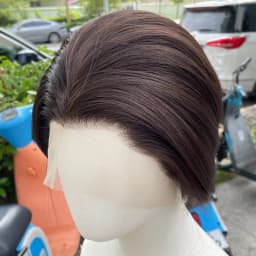 Natural Brown Short Bob Cut Synthetic Lace Front Wigs for Women Cosplay Wigs for Men Hairline Glueless 13x4 Lace Front Wigs