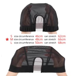 S/M/L Elastic Glueless Wig Cap With U Part Lace For Wig Making Easier Sew In Hair Stretchable Weaving Cap Hairnet Wig Liner 1Pcs