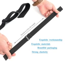 1-25 Pieces Black 3 cm Adjustable Wig Elastic Bands Adjustable Elastic Wig Straps for Making Wig Cap Accessories wig tools ﻿