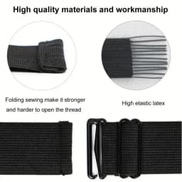 1-25 Pieces Black 3 cm Adjustable Wig Elastic Bands Adjustable Elastic Wig Straps for Making Wig Cap Accessories wig tools ﻿