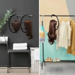 Hanging Wig Holder Portable Wig Holder Suitable for Multiple Wigs And Hats Essential for Wig Shapes Styling Tools
