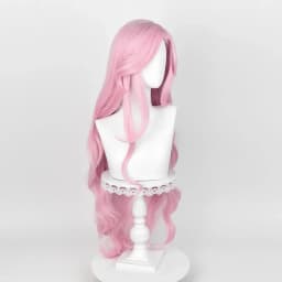 Long Pink Wavy Heat Resistant Synthetic Hair Halloween Party Fluttershee costumes 100cm Anime Pony Fluttershy Cosplay Wig