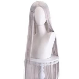 40Inch Long Straight Cosplay Wig Centre Parting Central Split Blond Pink Rose Red Purple Heat Resistant Synthetic Hair Wigs