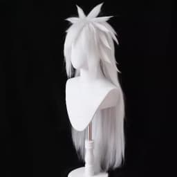 Uchiha Madara Cosplay Wigs Long Heat Resistant Synthetic Hair Game Anime Wigs