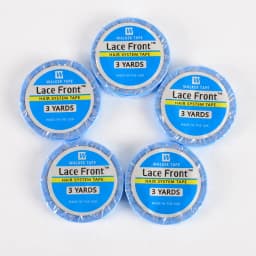 1/2/3 Roll 0.8 CM*3 Yards Super Hair Blue Tape Double-Sided Adhesive Tape for Hair Extension/Lace Wig/Toupee