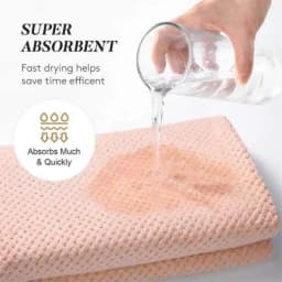 Solid color hair towel Textured dry hair cap bsorbent hair towel wrap for button-down women