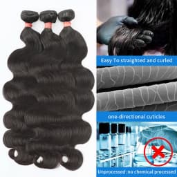 Smilegirl Brazilian Remy Unprocessed Virgin Human Hair 28 30 32 36 38 Inch Body Wave 1 2 3 4 Bundles Wavy Double Weave Extensions
