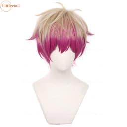 High Quality Alexis Ness Cosplay Wig BLUE LOCK The Magician Cosplay Magenta Heat Resistant Synthetic Hair Anime Wigs + Wig Cap