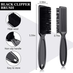 Barber Cleaning Brushes,Plastic Handle Nylon Bristles, Multifunctional Cleaning Supplies for Hair Salon, Haircuts,Home and Trave