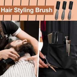 Barber Cleaning Brushes,Plastic Handle Nylon Bristles, Multifunctional Cleaning Supplies for Hair Salon, Haircuts,Home and Trave