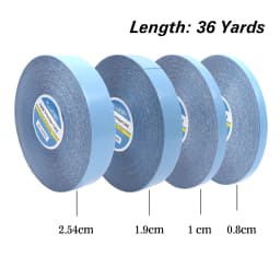 36 Yards/Roll Hair System Tape For Hair Extensions No Shine Bonding Double-Sided Lace Front Wig Tape Adhesive Replace Tape