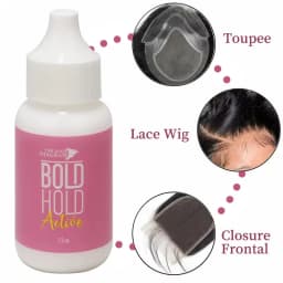 Mild Non-Irritating Waterproof Lace Wig Glue Quick-Drying Secure Adhesive Water-Based Formula for Comfortable Wig Attachment