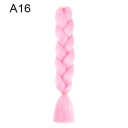 Synthetic Ombre Braiding Hair 24Inch 1Pack Pre Stretched Box Jumbo Colorful Crochet Extensions for Women