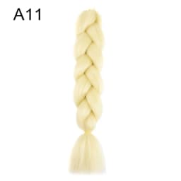 Synthetic Ombre Braiding Hair 24Inch 1Pack Pre Stretched Box Jumbo Colorful Crochet Extensions for Women