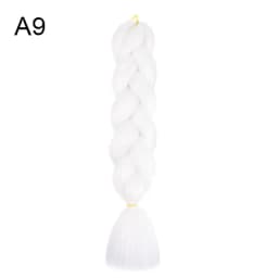 Synthetic Ombre Braiding Hair 24Inch 1Pack Pre Stretched Box Jumbo Colorful Crochet Extensions for Women