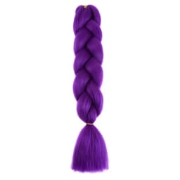 Synthetic Ombre Braiding Hair 24Inch 1Pack Pre Stretched Box Jumbo Colorful Crochet Extensions for Women