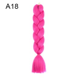 Synthetic Ombre Braiding Hair 24Inch 1Pack Pre Stretched Box Jumbo Colorful Crochet Extensions for Women
