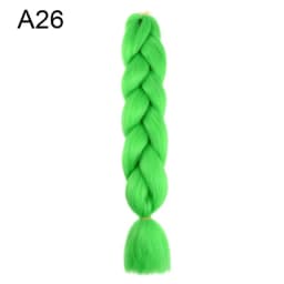 Synthetic Ombre Braiding Hair 24Inch 1Pack Pre Stretched Box Jumbo Colorful Crochet Extensions for Women