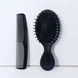 2pcs Mini Hair Brush, Cute Air Cushion Comb Massage Comb, Scalp Massage Brush, Travel Size, Special for Real Hair Wigs