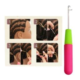 Plastic Crochet Hook Needle for Hair Weaving Dreadlock Knit Hook Needle for Hair Weaving Crochet Needle Hook