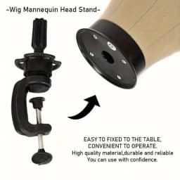 2025 Wig Head Stand Clamp Professional Cosmetology Wig Holder Clamp For Mannequin Manikin Training