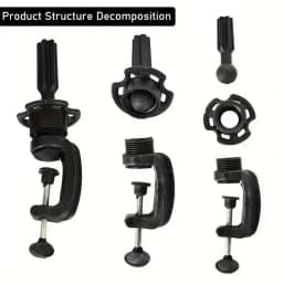 2025 Wig Head Stand Clamp Professional Cosmetology Wig Holder Clamp For Mannequin Manikin Training
