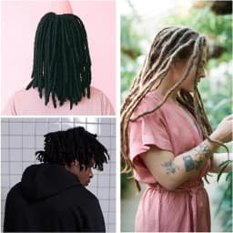 3/6Pcs 0.5mm/0.75mm Dreadlock Crochet Hook Wood Crochet Needles Hair Dreadlocks Tool for Braid Craft