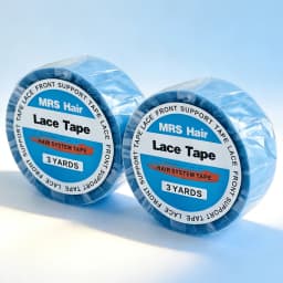 Blue Wig Double Sided Adhesive Tape Lace Front Super Hold Waterproof For Hairpiece Toupee Hair Extension Styling Tools