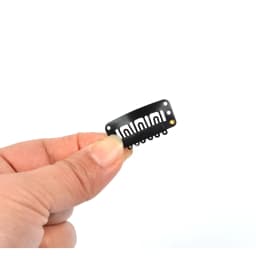 100Pcs Hair Clips with Back Rubber 32mm/28mm Wig Comb Clips Metal Snap Clip Wig Accessories for Hair Extensions DIY