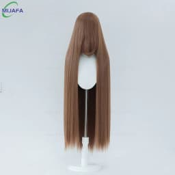 Very High Quality 600g 68 Colors 40 Inch 100cm Long Straight Cosplay Wig With Bangs Heat Resistant Hair Anime Wigs + Wig Cap