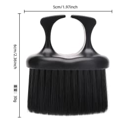 Hairdressing Brush Set Hairdressing Cleaning Brush Neck Dust Removal Brush Professional Styling Tool,Special for Real Hair Wigs