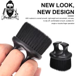 Hairdressing Brush Set Hairdressing Cleaning Brush Neck Dust Removal Brush Professional Styling Tool,Special for Real Hair Wigs