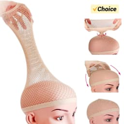 Nylon Hair Net New Stretchable Elastic Hairnets Fashion Mesh Weaving Wig Caps For Women Making Wig Tools