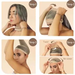 Nylon Hair Net New Stretchable Elastic Hairnets Fashion Mesh Weaving Wig Caps For Women Making Wig Tools