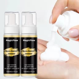 Lace Cleanser Foam For Cleaning Lace Cleaning Mousse Wig Cleaner Remove Oil Dirt Residue Wig Glue Remover