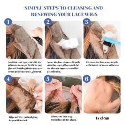 Lace Cleanser Foam For Cleaning Lace Cleaning Mousse Wig Cleaner Remove Oil Dirt Residue Wig Glue Remover