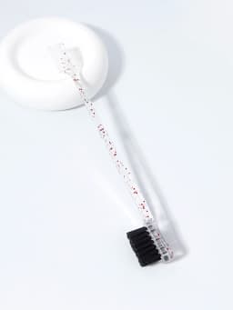 Double-Sided Edge Control Brush, Beauty Natural Styling Hair Edge Brush Eyebrow Brush, Special for Real Hair