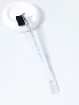 Double-Sided Edge Control Brush, Beauty Natural Styling Hair Edge Brush Eyebrow Brush, Special for Real Hair