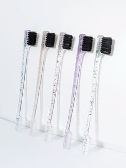 Double-Sided Edge Control Brush, Beauty Natural Styling Hair Edge Brush Eyebrow Brush, Special for Real Hair