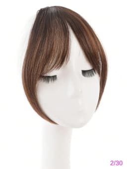 Eight Character French Bangs Wig Piece Female Synthetic BB Clip Fluffy Top Reissue Eight Character Bangs Thin Invisible Hairpins